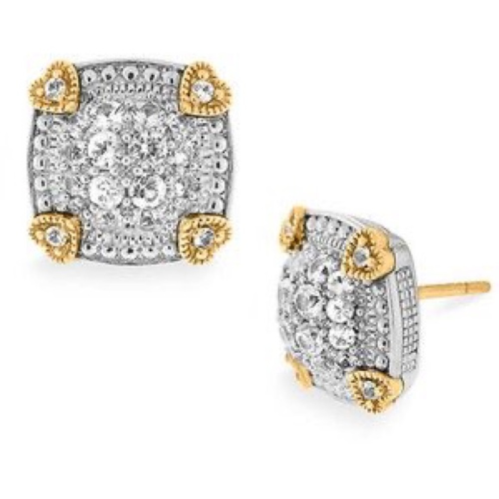 Judith Ripka Fontaine White Sapphire 18K 925